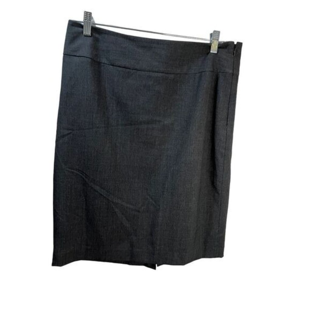 Rafaella Women's Wide Waistband Gray Mini Skirt Size 10